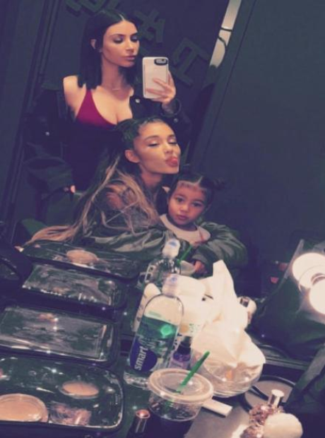 Ariana Grande spent some time with Kim Kardashian and ...