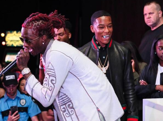 Young Thug at Zion Mayweather's party