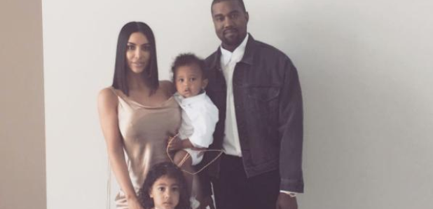 Kim Kardashian, Kanye West, North and Saint