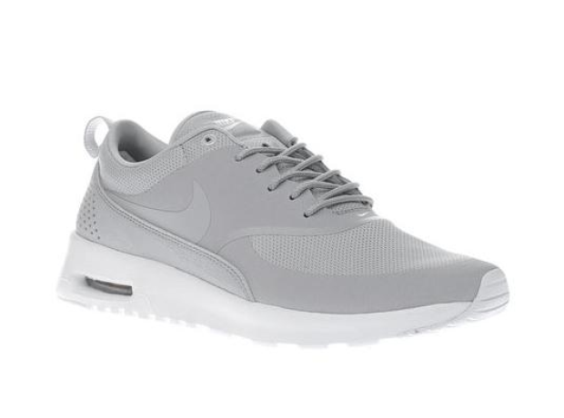 nike light grey air max thea trainers