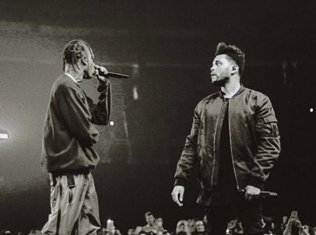 The Weeknd brought out Travis Scott on stage during his Legend Of The Fall... - Capital XTRA