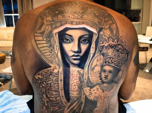 Son dedication tattoo #tattoo #tattooofinstagram #tattoos #ink #inked #inkd  #inkedup #blackink #darkskinbodyart #explorepage #bnginksoc... | Instagram