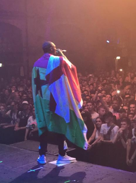 Stormzy celebrates a successful weekend of perform