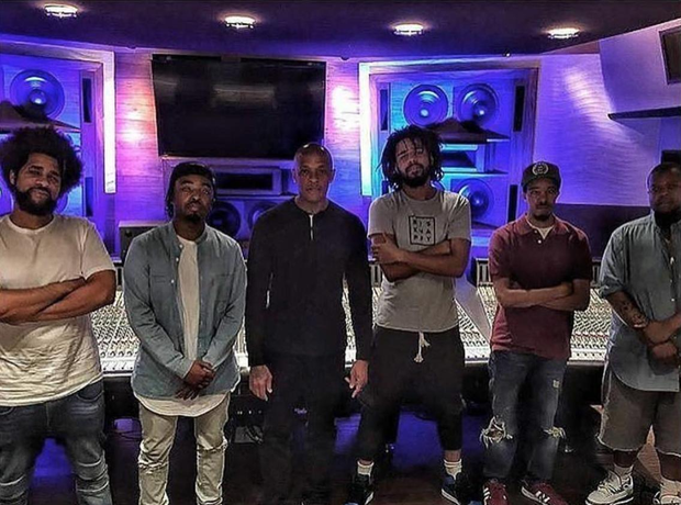 J. Cole Dr. Dre Studio