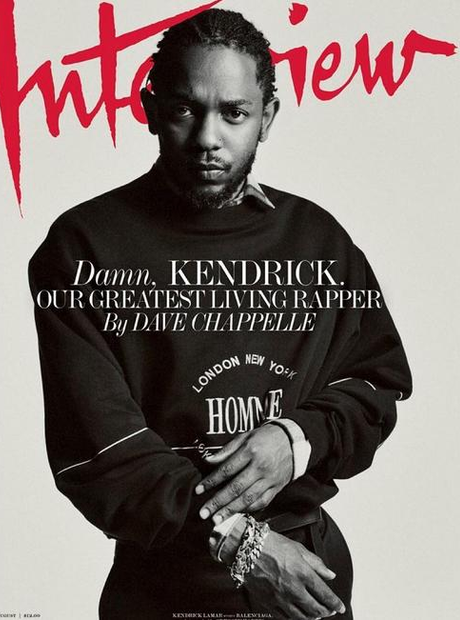 Kendrick Lamar Interview magazine cover