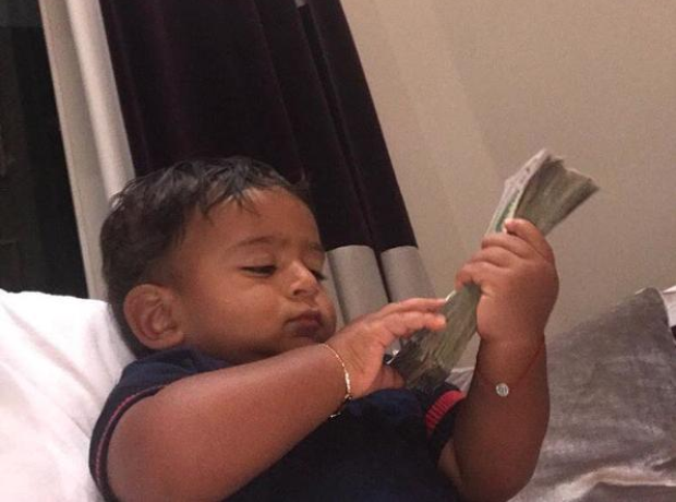 Asahd Khaled stacking that dollar