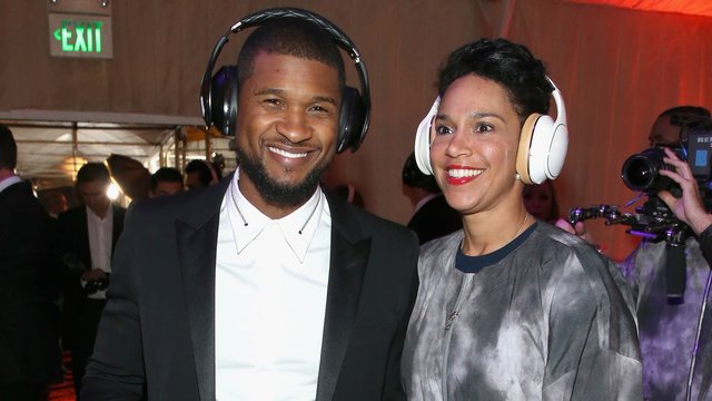 Usher and his wife Grace Miguel