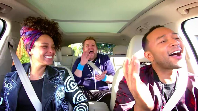 Alicia Keys and John Legend Carpool Karaoke