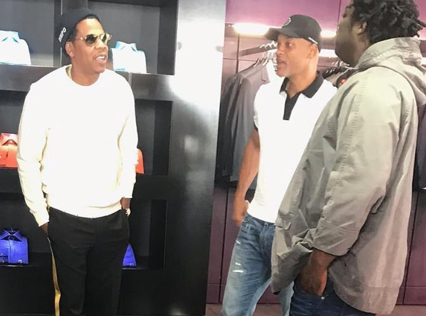 Jay Z and Will Smith shopping in London