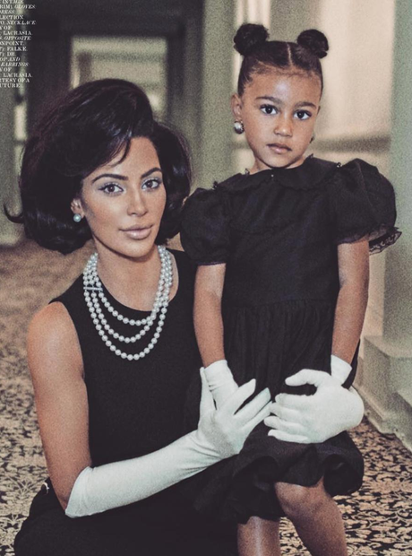 Kim Kardashian and North West