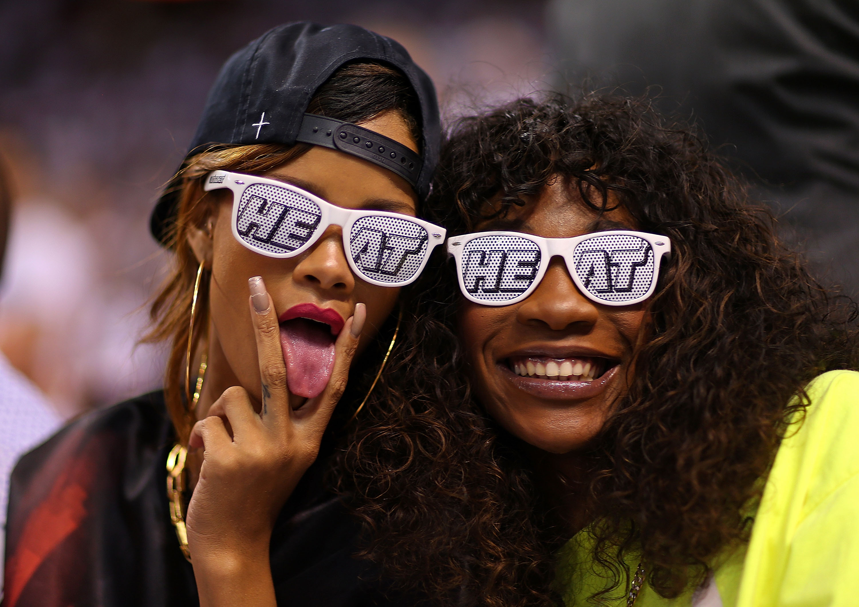 Rihanna Courtside Expressions