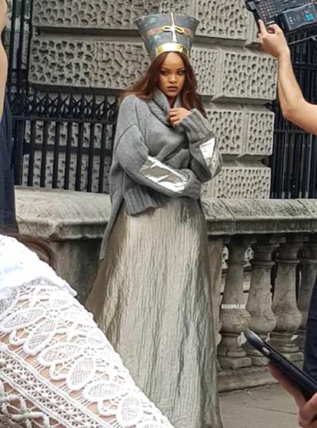 Rihanna Mystery Photoshoot In London