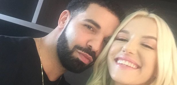 Drake with actress Bria Vinaite