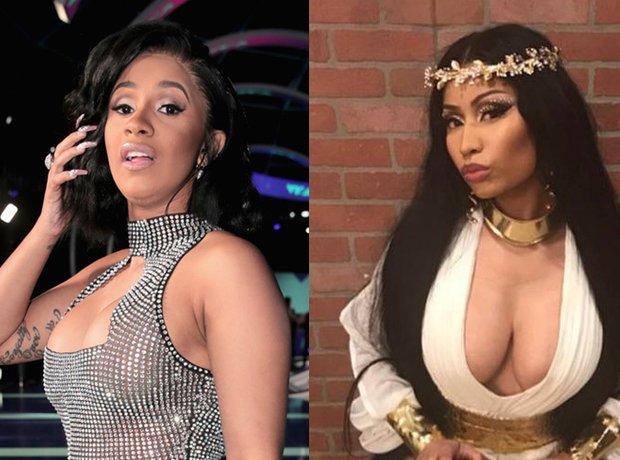 Cardi B and Nicki Minaj