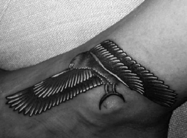 Rihanna Falcon tattoo