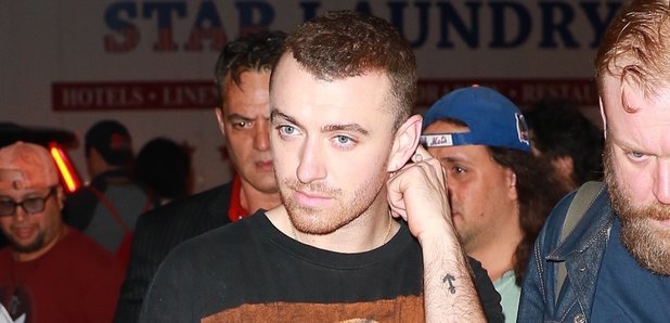 Sam Smith wearing R Kelly T Shirt