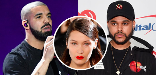 Drake vs. The Weeknd on Bella Hadid