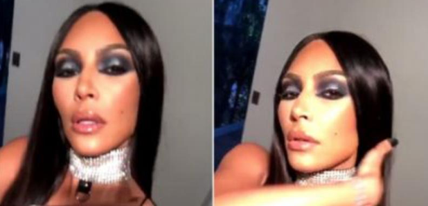 Kim Kardashian Aaliyah Halloween Costume