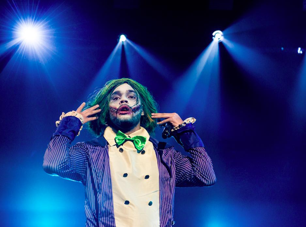 Yungen performing as The Joker
