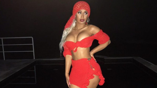 Cardi B Red Outfit