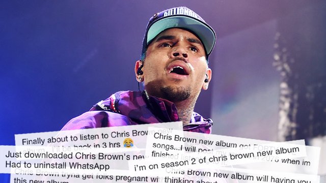 Chris Brown New Album Responses