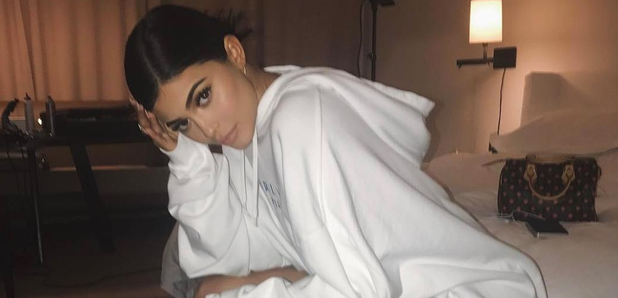 Kylie Jenner Sat On Bed