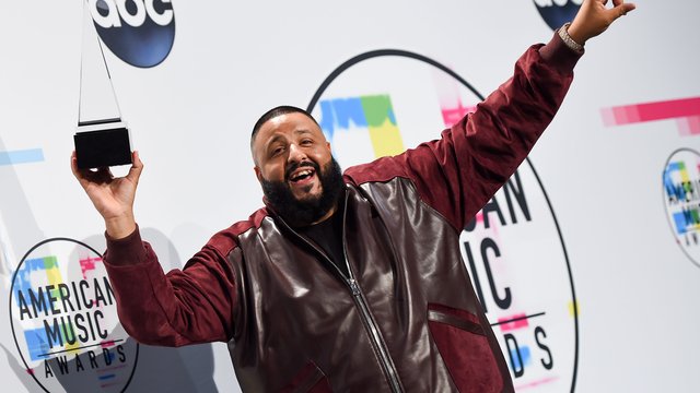 DJ Khaled at the AMAs 2017