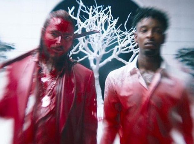 Post Malone & 21 Savage 'rockstar' video