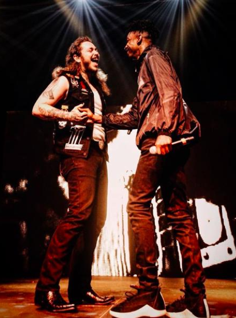 Watch Post Malone Perform “Rockstar” With 21 Savage at 2023 NBA