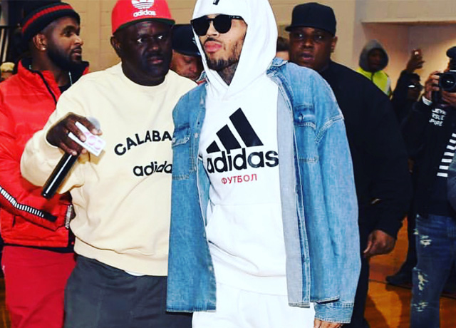 chris brown adidas jacket