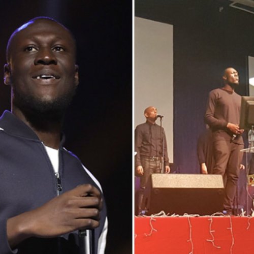 Stormzy performs at fan's father's funeral