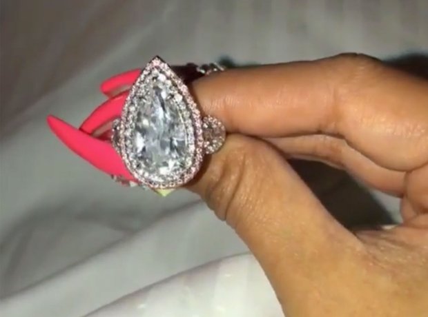 Cardi B engagement ring