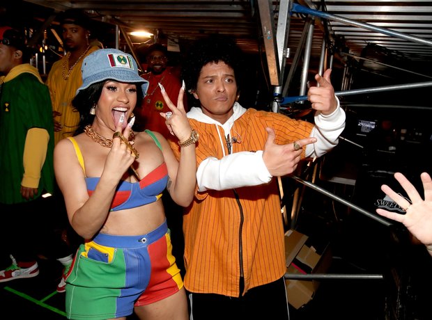 Cardi B & Bruno Mars Grammy Awards 2018