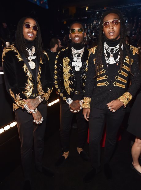 Quavo, Takeoff and Offset of Migos at the Grammy's