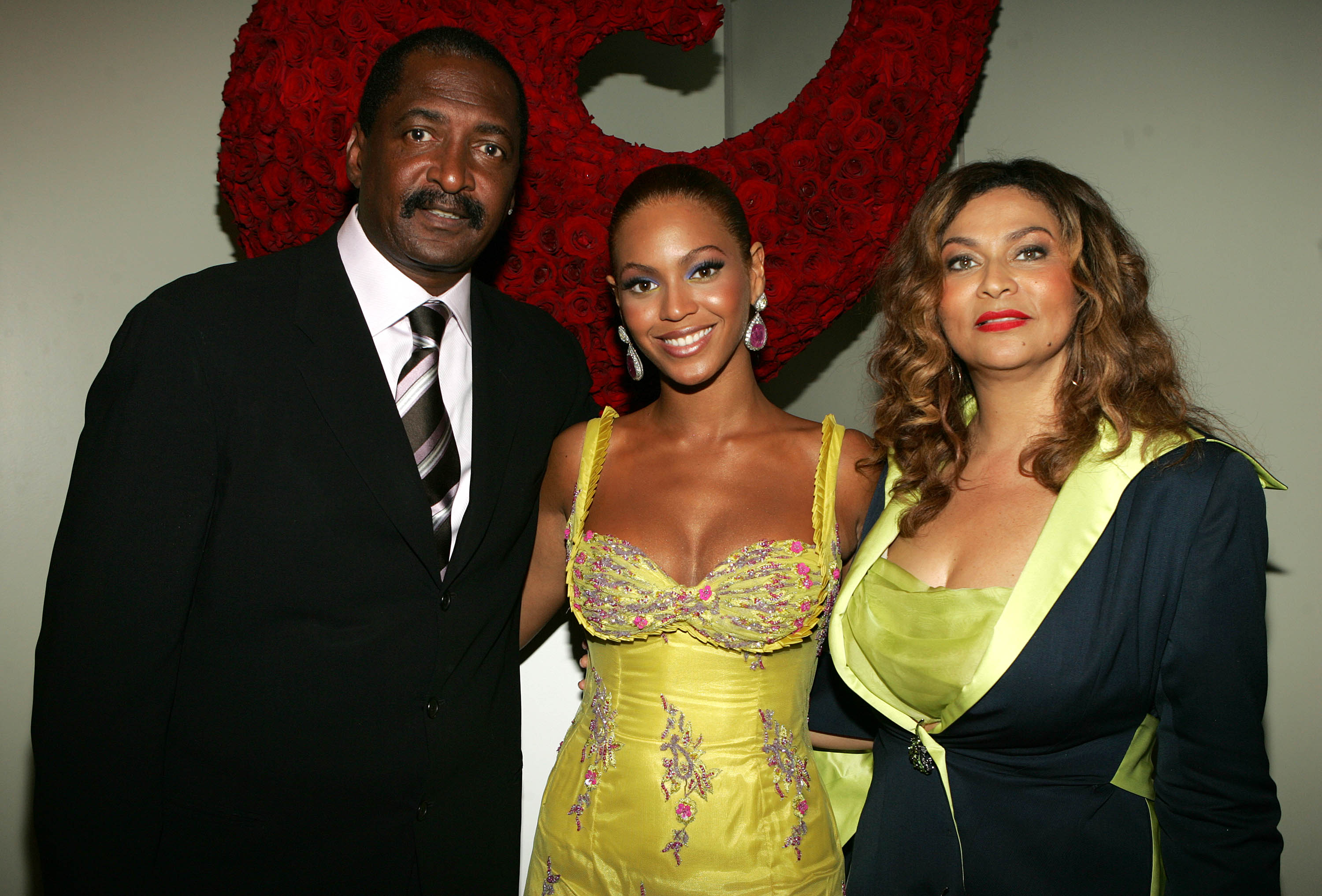 Beyonce, Mathew and Tina Knowles
