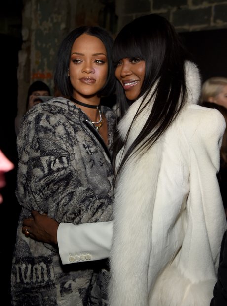 Naomi Campbell and Rihanna