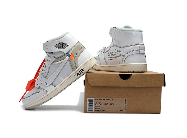 Off white air on sale jordan 1 box