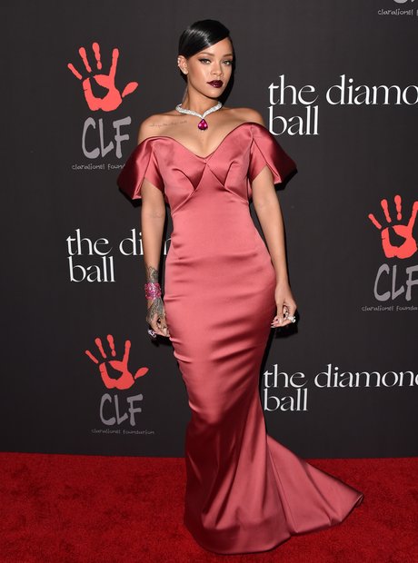 Diamond Ball, 2014: This satin dress was the perfect fit ...