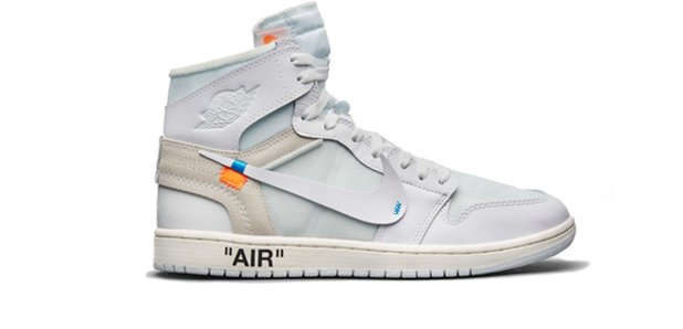 retail price for off white jordan 1