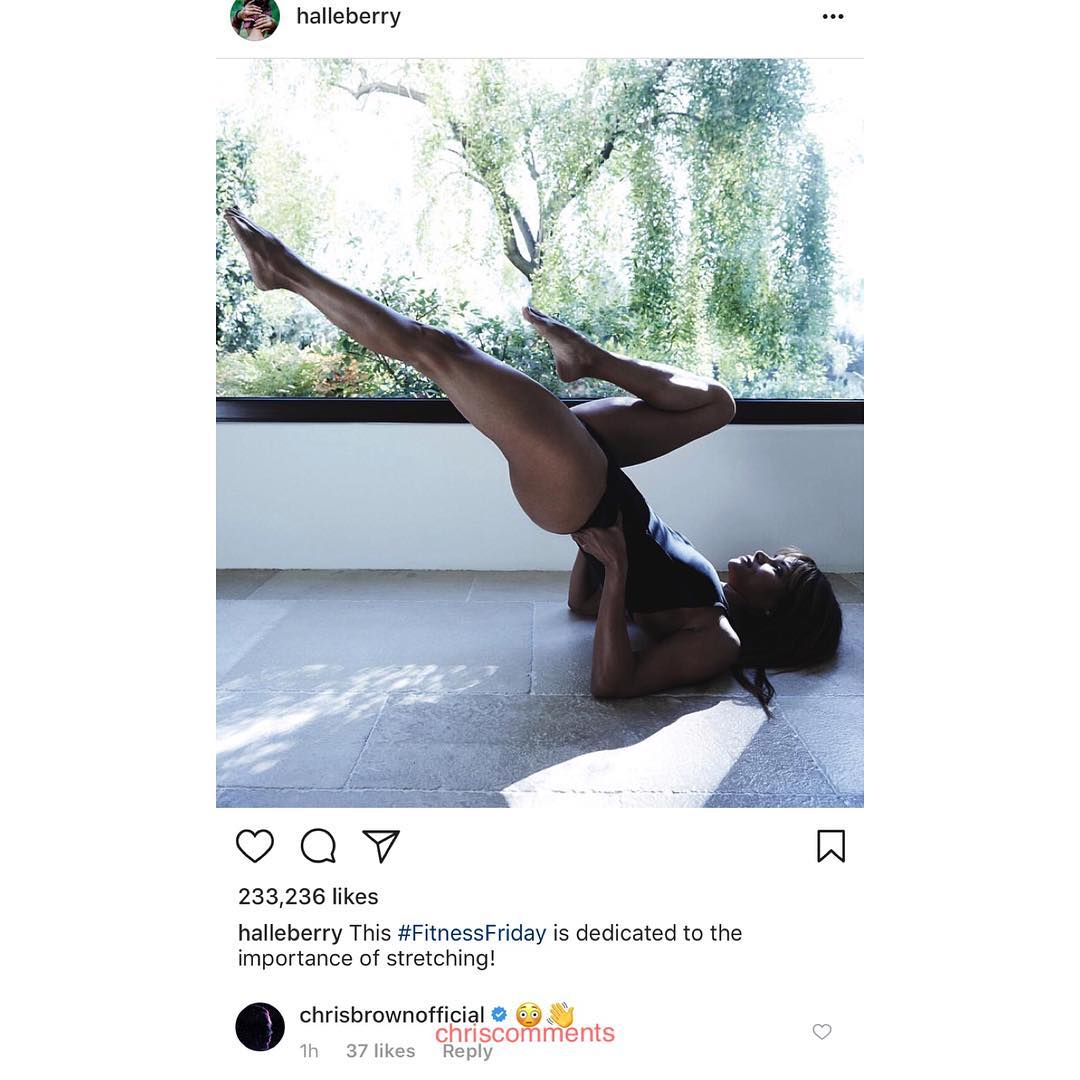 Chris Brown Instagram replies