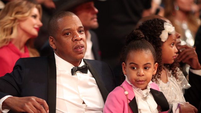 Blue Ivy and Jay Z