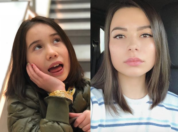 Lil Tay and Miranda Cosgrove