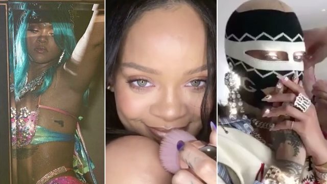 Rihanna on Instagram Stories