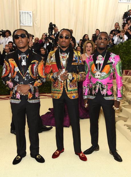 Mechanics Miniature sleep Migos also rocked Versace, donning co-ordinating sequin suits from the... -  Capital XTRA