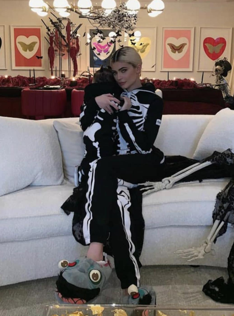 Kylie Jenner and Stormi on Halloween